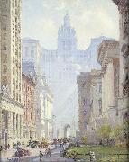Chambers Street and the Municipal Building, N.Y.C. Colin Campbell Cooper